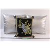 Image 1 : (3) Throw Pillows (One Embroidered)