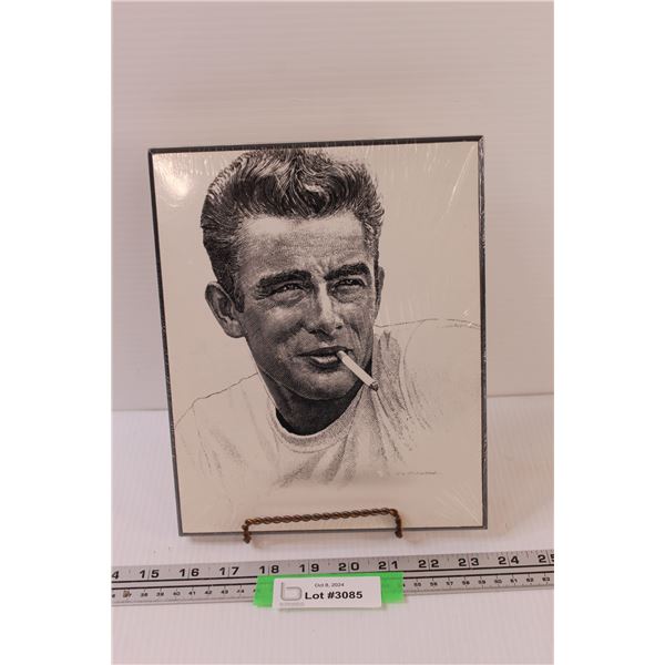 James Dean Print 8" x 10" & Stand