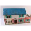 Image 5 : Vintage Metal Doll House w/Various Furniture Sets - Some Wear
