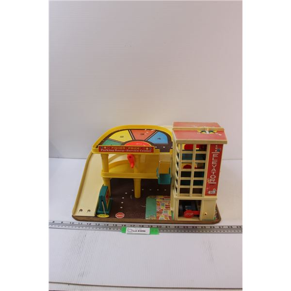 Vintage Fisher Price Parkade - Some Wear, Works