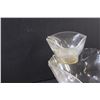 Image 2 : Clear Glass Chip & Dip Dish Set & Divided Serving Platter