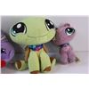 Image 2 : (4) Stuffies: (2) Littlest Pet Shop & Minnie Mouse & Shopkins