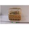 Image 1 : Sewing Basket - 11" x 7" x 8"