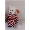 Image 3 : (3) Beanie Babies - America Edition/Red, White & Blue