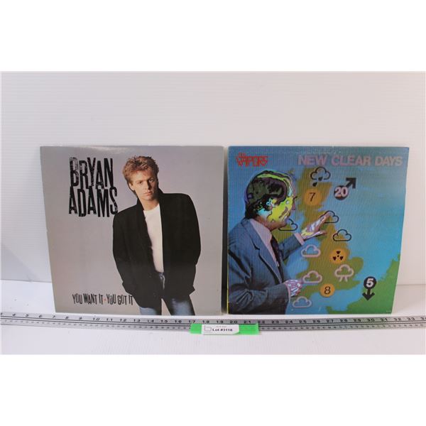 (2) Records: Bryan Adams & The Vapors