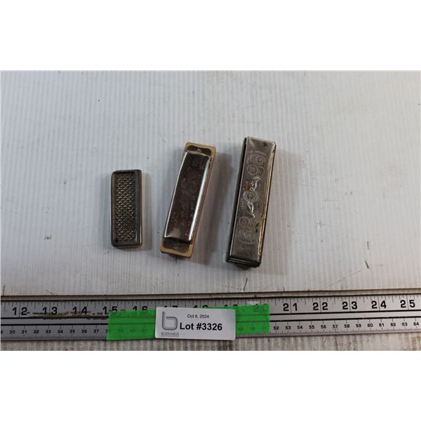 (2) Harmonicas and Steel Slide