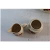 Image 10 : (3) Ceramic Tea Pots and Cream & Sugar Set