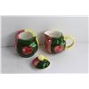 Image 9 : Ceramic Tea Pot/Cup, Tea Pots and Cream & Sugar Set