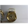 Image 2 : (2) Vintage Brass United & Europa Clocks - As Is
