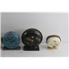 Image 5 : (5) Vintage Alarm Clocks - Westclox & Homecrest - As Is, Quartz Alarm Clock and Hydrience Kitchen Ti