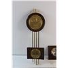 Image 5 : Wall Hanging Barometer, Thermometer with Humidity Meter and Quartz Wall Clock - As Is