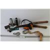 Threaded Nipples & Pipe T-Joint - Barrel Bolt - Ear Protection - Hedge Trimmers - Safety Hooks