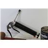Image 2 : Grease Gun (leaking) - (2) Rubber Mallets - Nails - Fire Extinguisher Holder