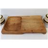Image 2 : (2) Soup Dishes w/Lids - Cutting Board
