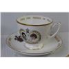 Image 3 : (3) Tea Cups w/Saucers - Royal Albert - Society - Royal Doulton - Staffordshire