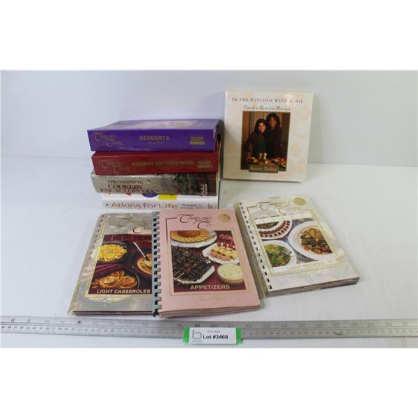 (8) Cook Books - Company's Comings - Oprah's - Desserts