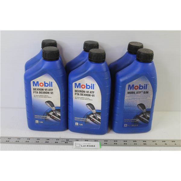 (6) 1L Jugs of Mobil - Automatic Transmission Fluid