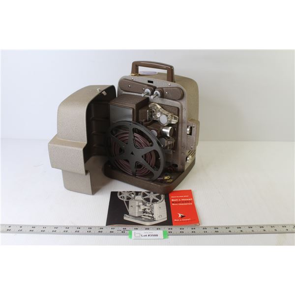 Bell & Howell 8mm Projector (running & lamp works)