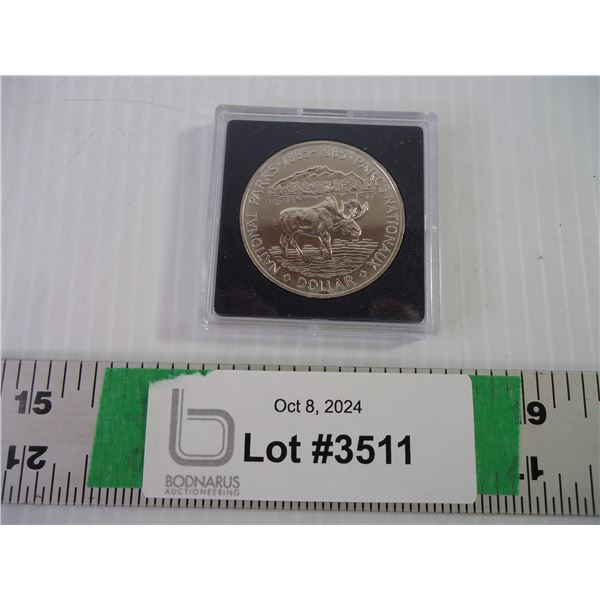 1885-1985 National Parks Dollar Coin