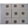 Image 5 : (9) Pre 1920 Canadian Silver Dimes