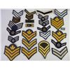 Image 3 : Lot of Military Chevrons and (5) Greece Patch Flags