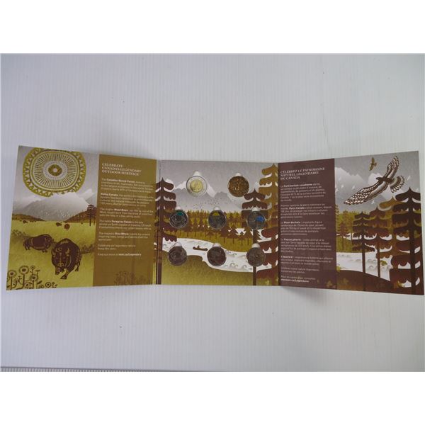 2011 Canada Legendary Nature Parks Boreal Forest Coin Set in Holder