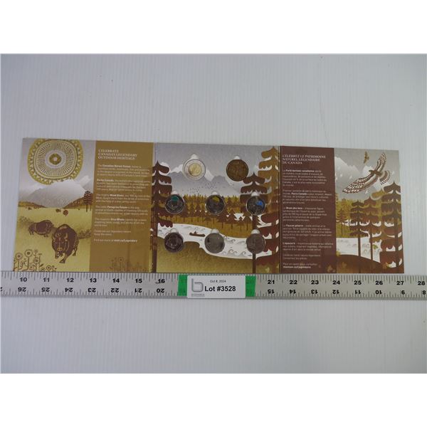 2011 Canada Legendary Nature Parks Boreal Forest Coin Set in Holder