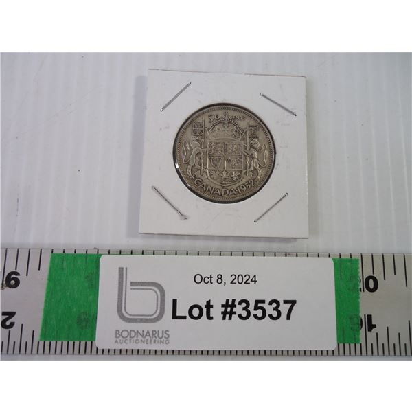 1952 Canadian 50 Cent Coin