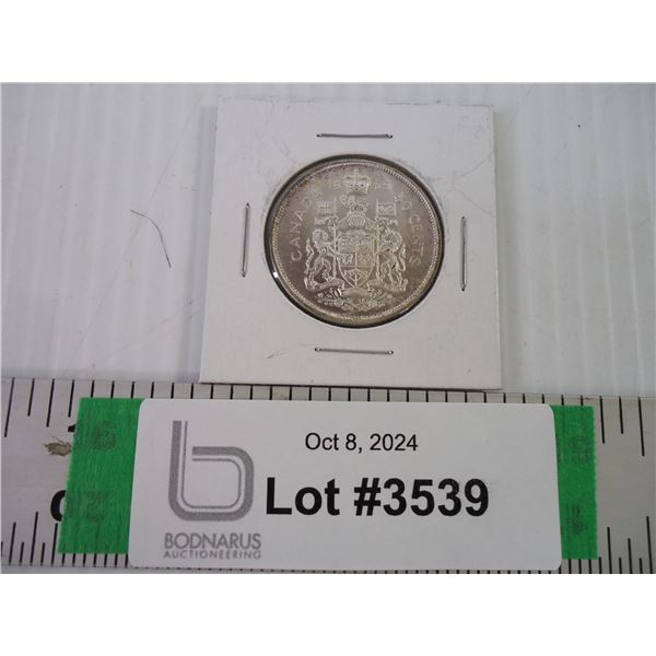 1965 Canadian 50 Cent Coin