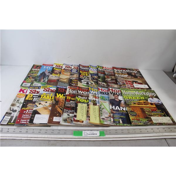 (20) Woodworking Magazines