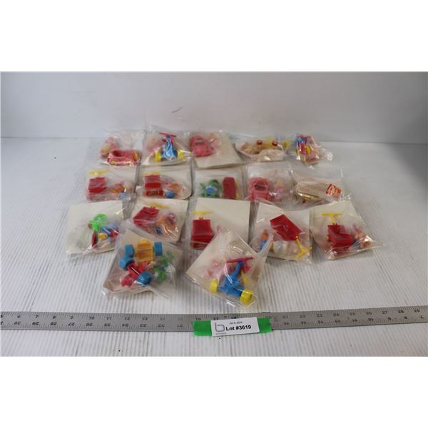 (17) 1986 McDonald's Muppet Babies Toys - Sealed