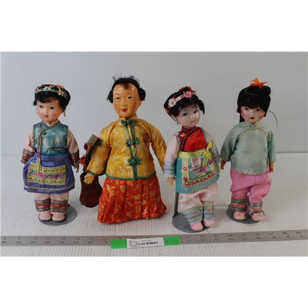 (4) Asian Dolls