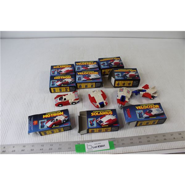 (9) Commandrons McDonalds Toys