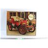 Image 1 : Framed Antique Car Print Wall Clock 19'' x 16'' - As Is