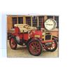 Image 2 : Framed Antique Car Print Wall Clock 19'' x 16'' - As Is