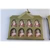 Image 2 : (5) Brass School House Wall Photo Frames