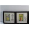 Image 2 : (6) Framed Wall Decorations 8'' x 8''