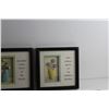 Image 3 : (7) Framed Wall Decorations 8'' x 8''