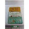 Image 1 : Vintage 1967-69 Saskatchewan License Plates