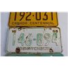 Image 3 : Vintage 1967-69 Saskatchewan License Plates