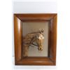 Image 2 : 3D Framed Wooden Horse Head Wall Decoration 17'' x 14''