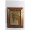 Image 6 : 3D Framed Wooden Horse Head Wall Decoration 17'' x 14''