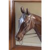 Image 3 : 3D Framed Wooden Horse Head Wall Decoration 17'' x 14''