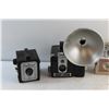 Image 6 : Assorted Vintage Cameras - Kodak, Majestic and Imperial, As Is