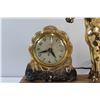 Image 5 : Vintage United Brass Horse Clock - As Is