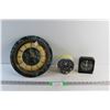 Image 1 : Cardinal Quartz Clock and (2) Alarm Clocks - As Is