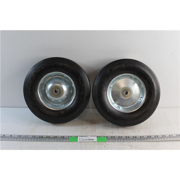 (2) Power Fist 10 x 2.5 Speed Wheels