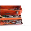 Image 4 : Craftsman Tool Box with Assorted Tools - Handsaw, Sockets, Wrenches, Screwdrivers and Measuring Tape