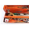 Image 5 : Craftsman Tool Box with Assorted Tools - Handsaw, Sockets, Wrenches, Screwdrivers and Measuring Tape