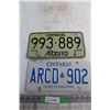 Image 1 : Ontario & Commercial Alberta License Plates